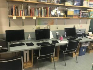 Bamfield Community School's library
