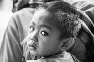 child in Laos