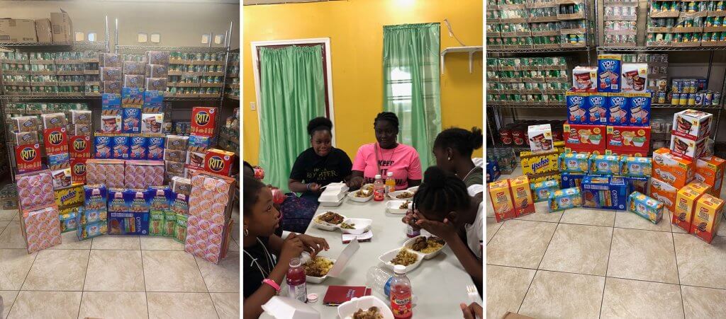 feeding struggling families in the Virgin Islands