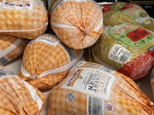 Frozen Turkey Crowns donated to The Brick