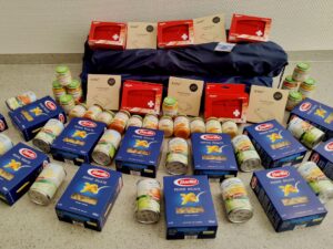 Donations of food and useful items for refugees from Ukraine